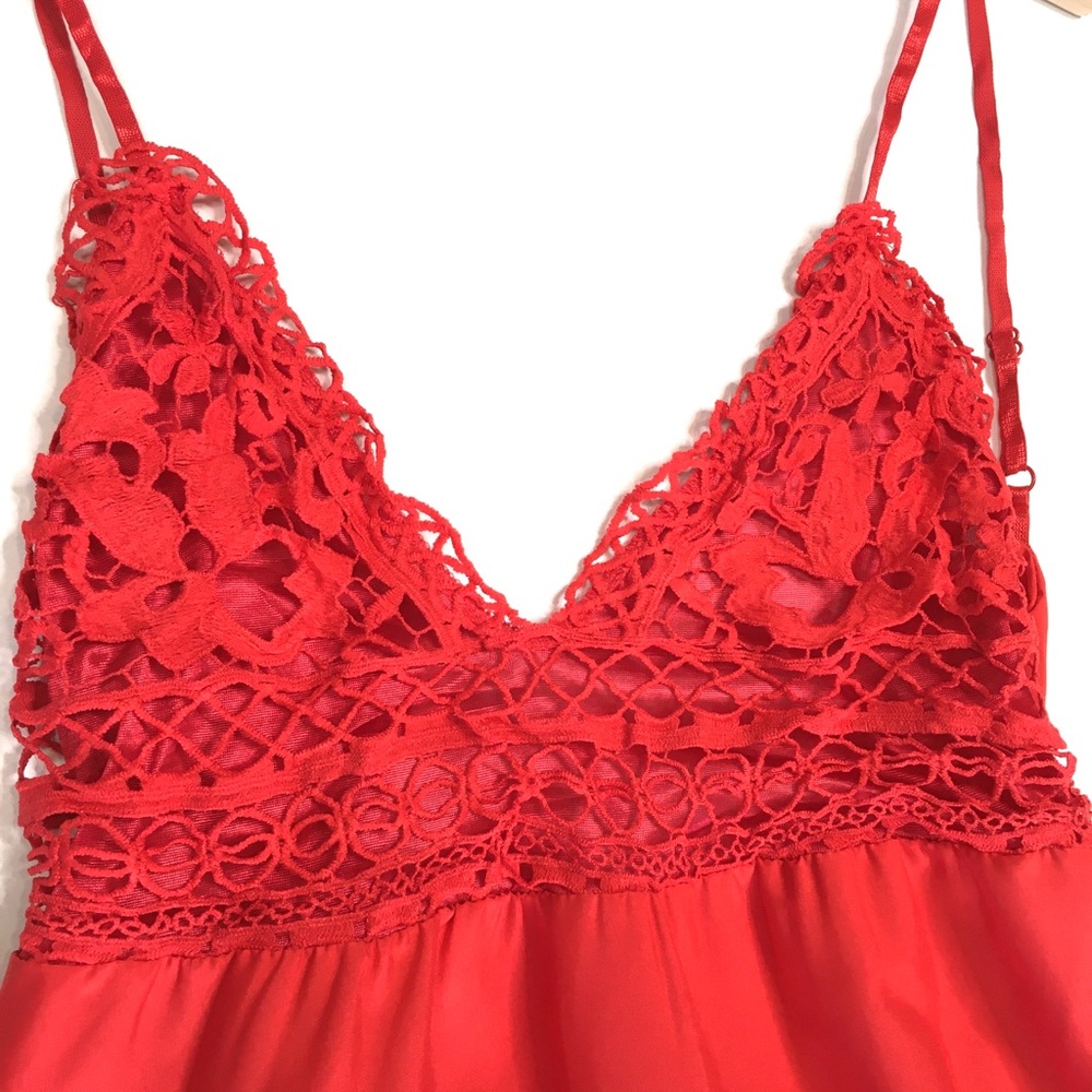 RUFFLED OPEN BACK BOW KNOT LACE V NECK MINI DRESS - Picture 8 of 8
